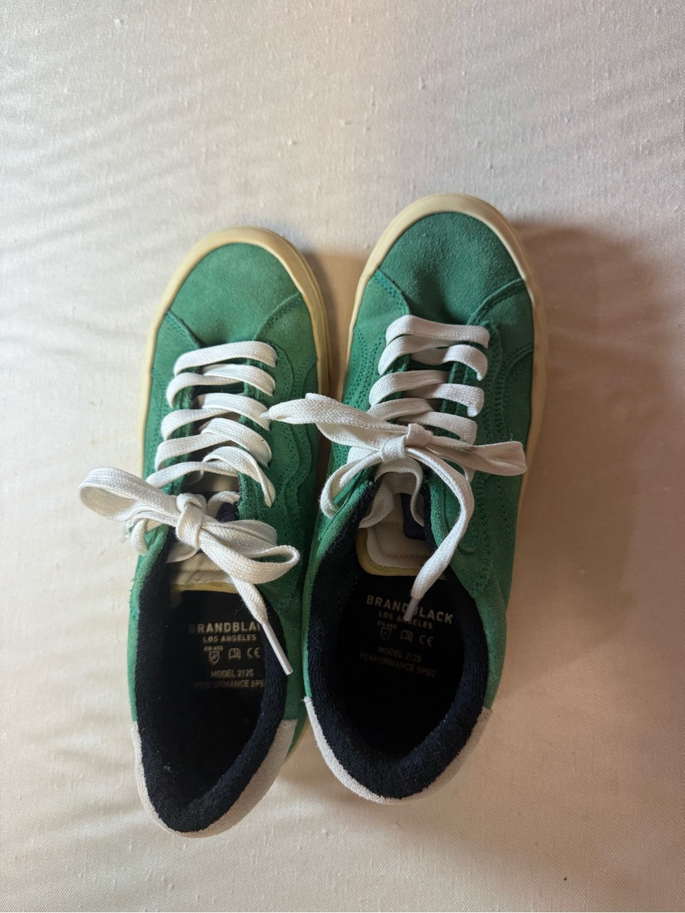 Brandblack Suede Green Sneakers - Picture 7 of 7